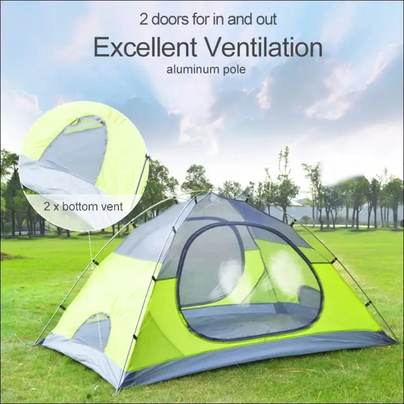 Desert&fox winter tent with snow skirt 2 person aluminum pole tent lightweight backpacking tent