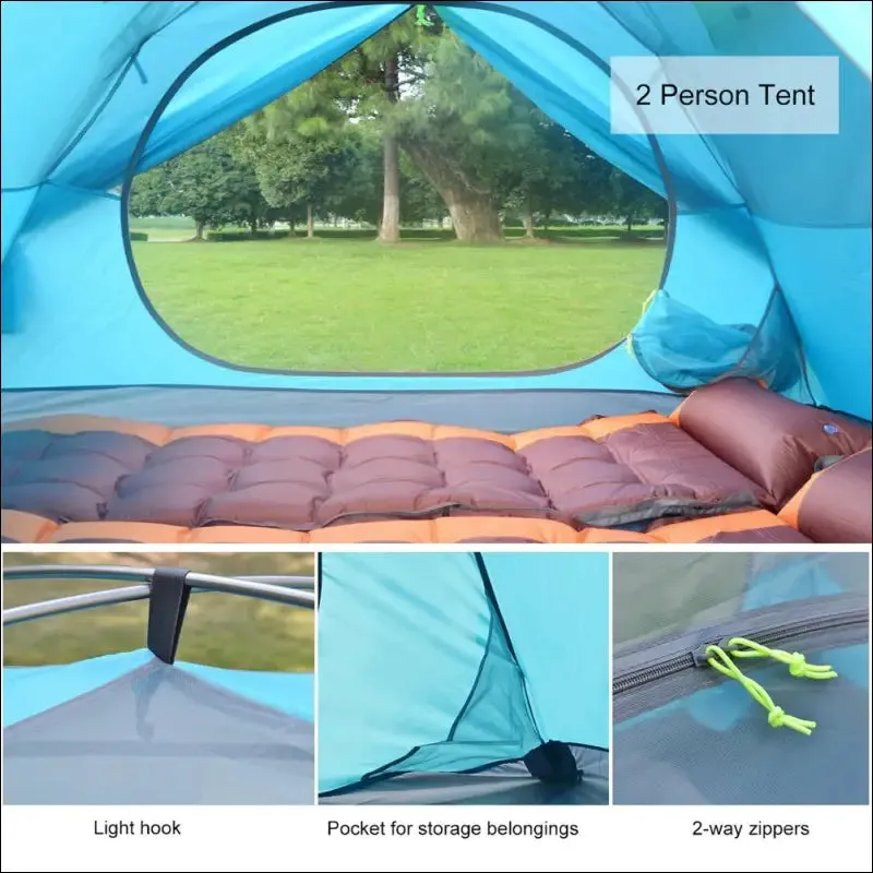 Desert&fox winter tent with snow skirt 2 person aluminum pole tent lightweight backpacking tent