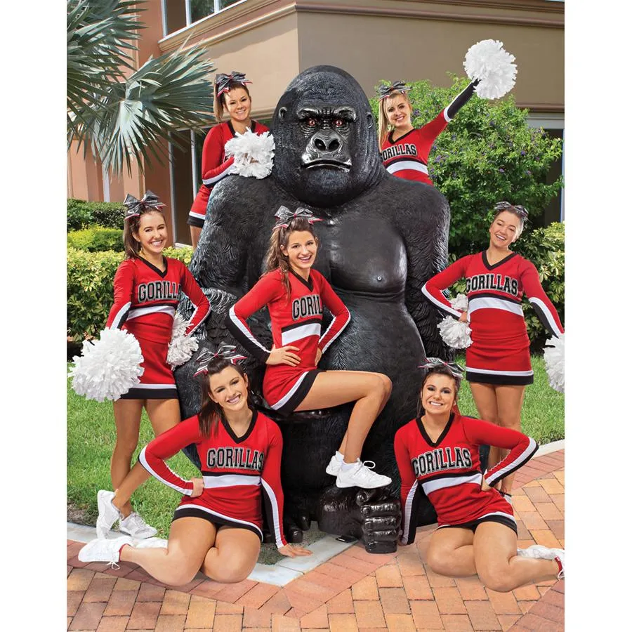 Design Toscano- Giant Male Silverback Gorilla Photo Op Statue