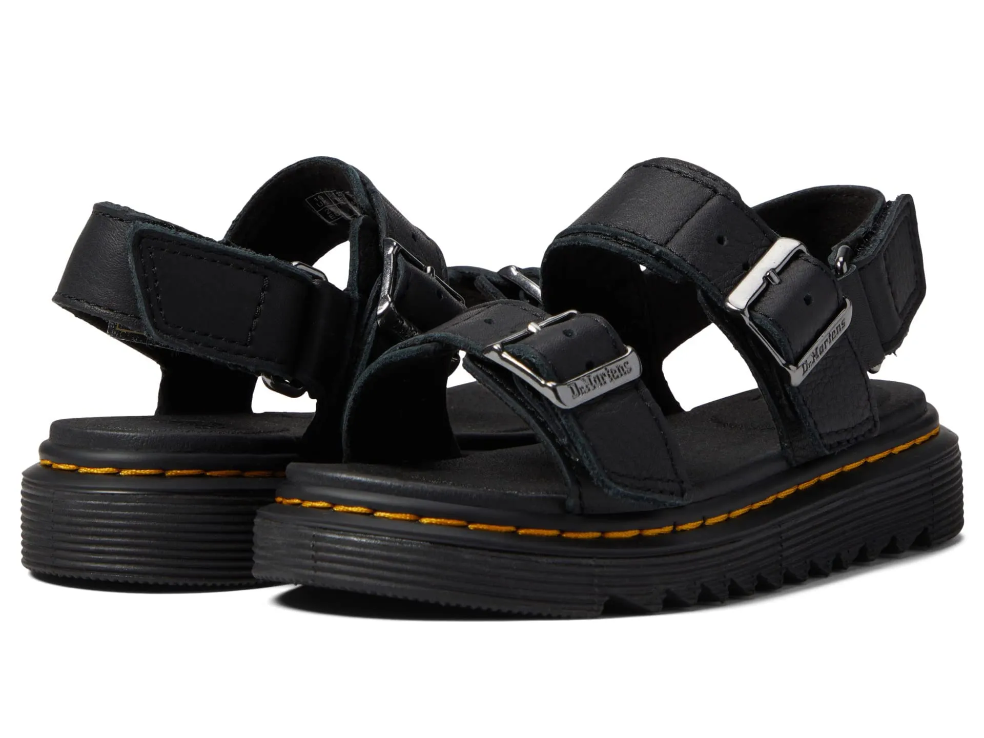 Dr. Martens Kyle (Little Kid/Big Kid) Black Stellar 12 UK (US 13 Little Kid) M