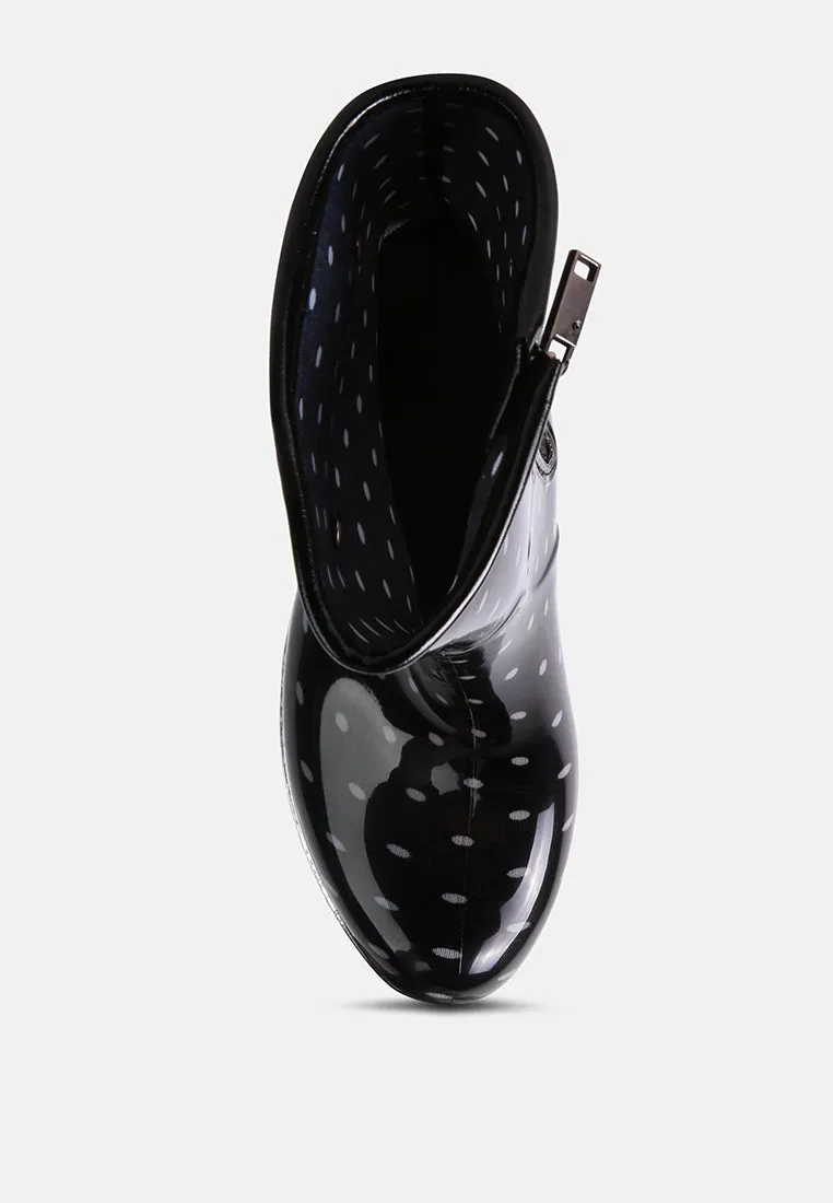 Drench Clear Wedge Rainboots By Ruw