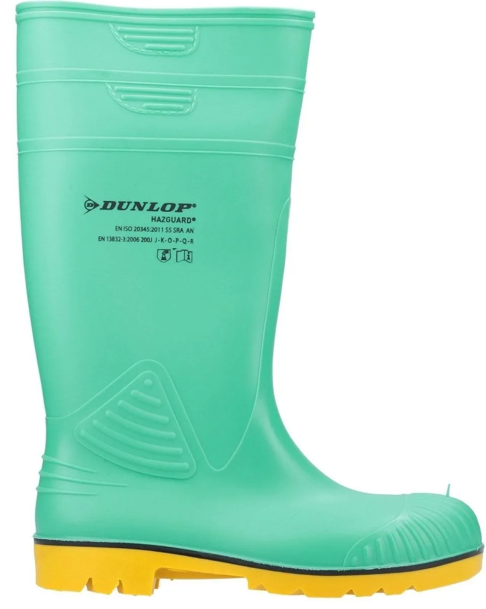 Dunlop Acifort HazGuard Mens Chemical Resistant Safety Wellington Boots