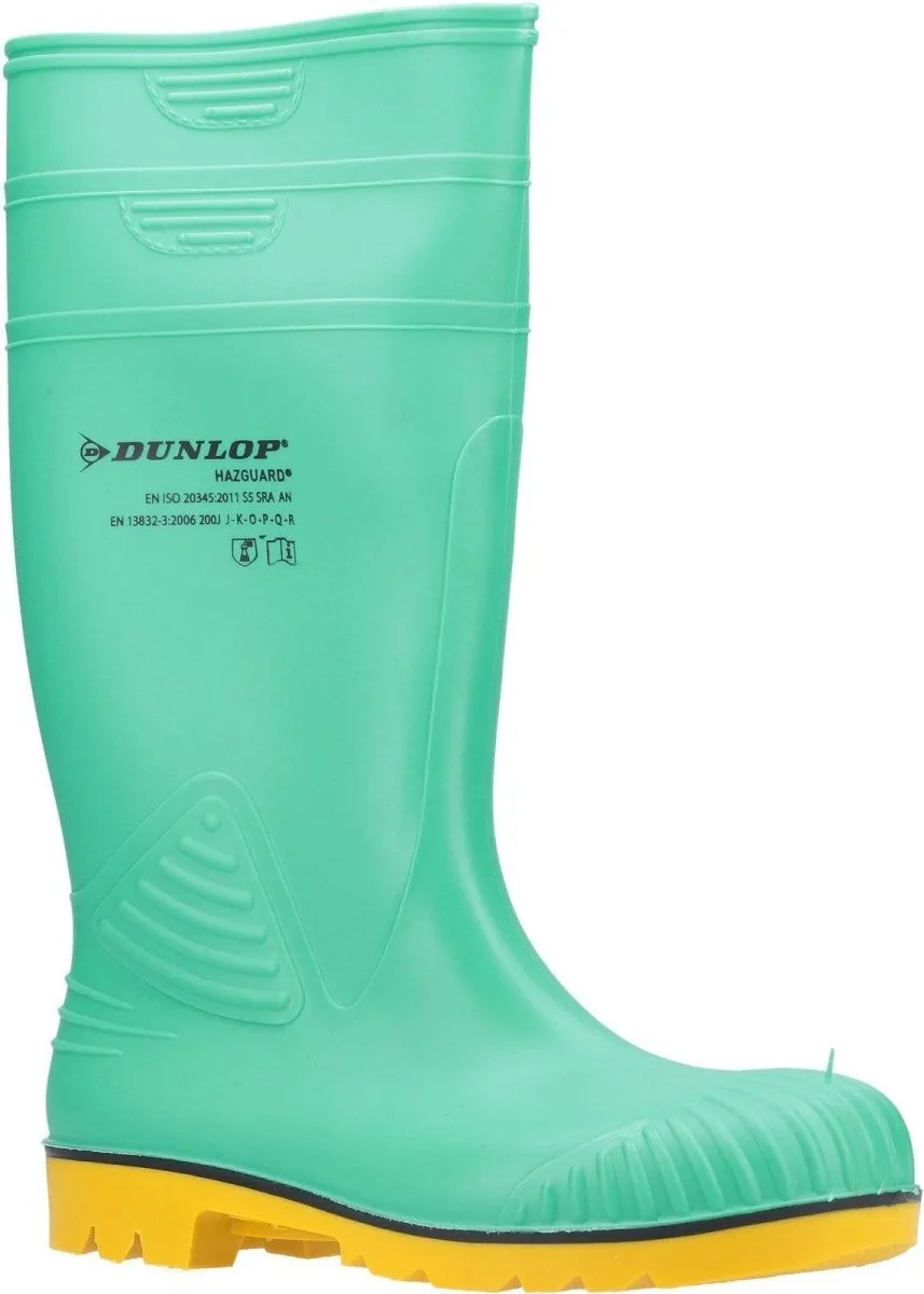 Dunlop Acifort HazGuard Mens Chemical Resistant Safety Wellington Boots