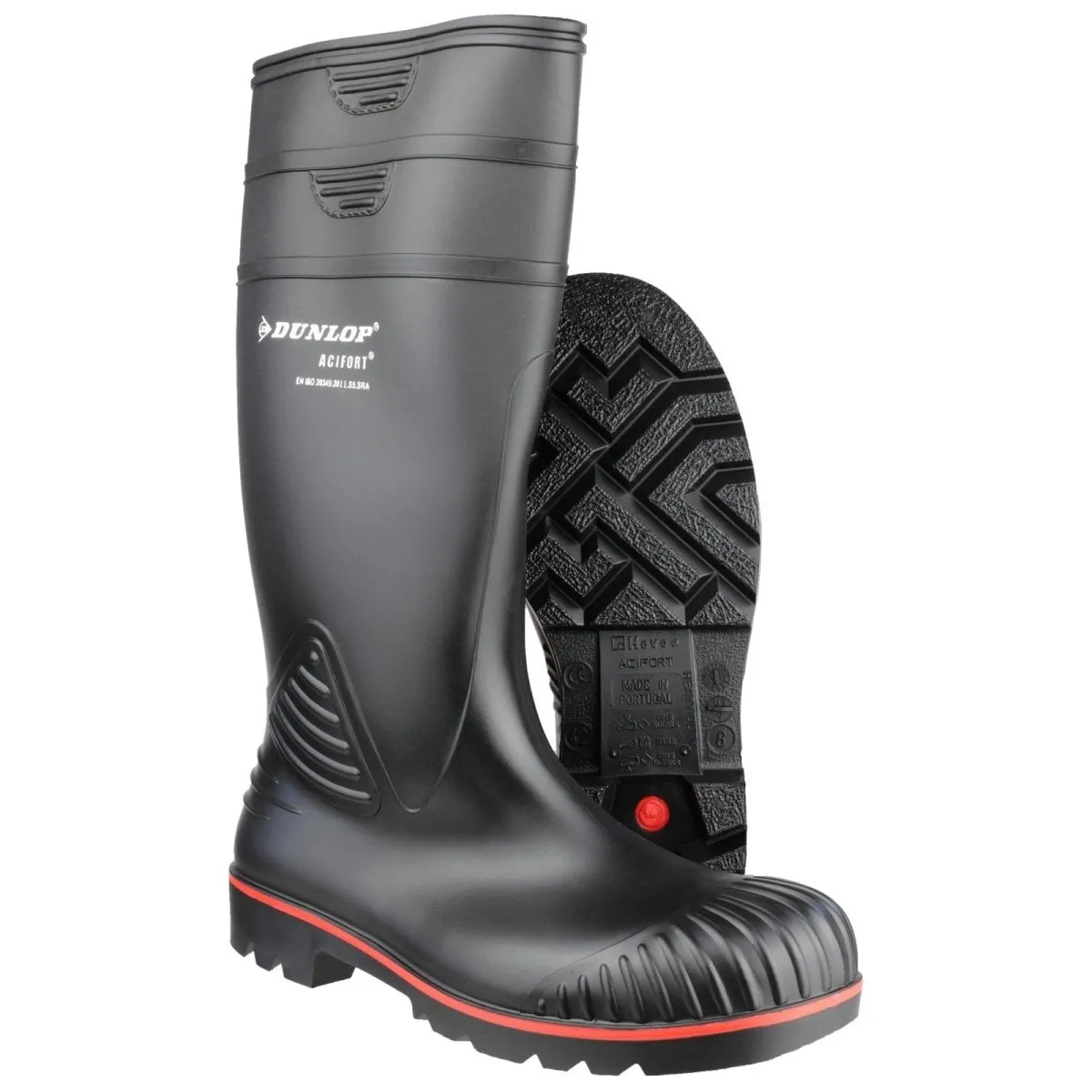 Dunlop Acifort Heavy Duty Full Safety Mens Wellington Boots