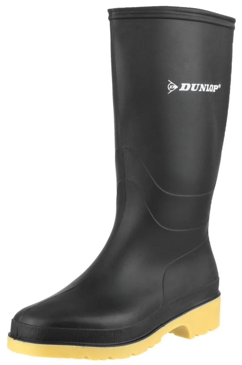 Dunlop Dull Kids Wellington Boots