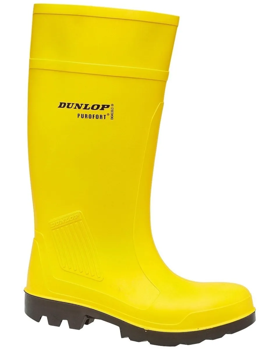 Dunlop Purofort Professional Full Safety Wellington Boots