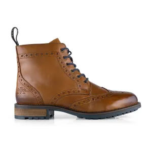 Ensign Men's Country Lace Up Boots - TAN