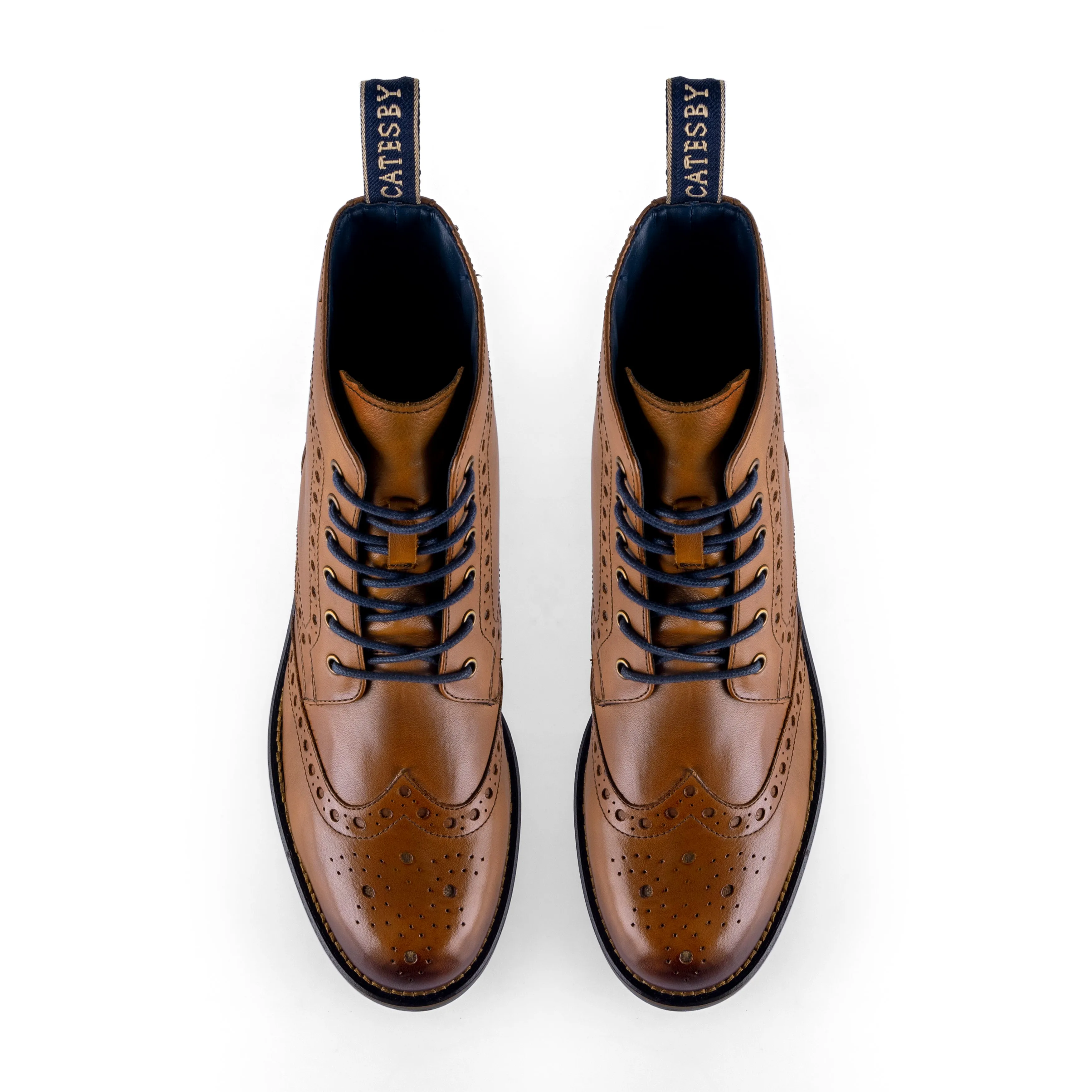 Ensign Men's Country Lace Up Boots - TAN
