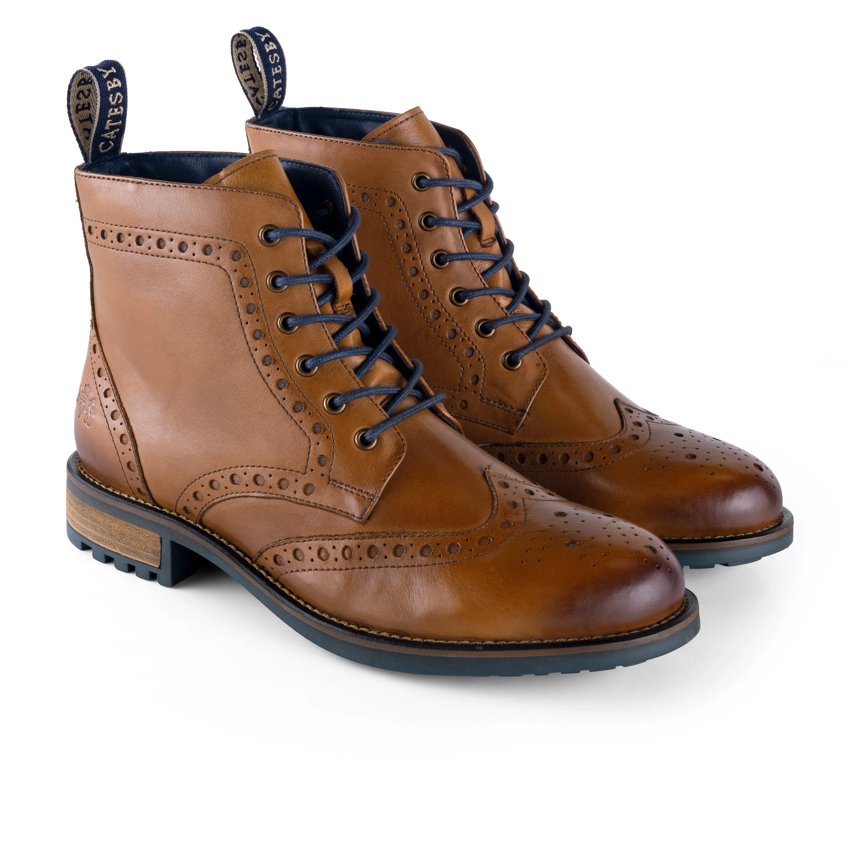 Ensign Men's Country Lace Up Boots - TAN
