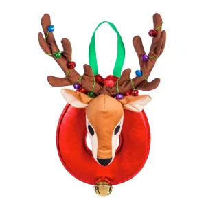 Festive Reindeer Motion Door Décor,2dh1634mbl