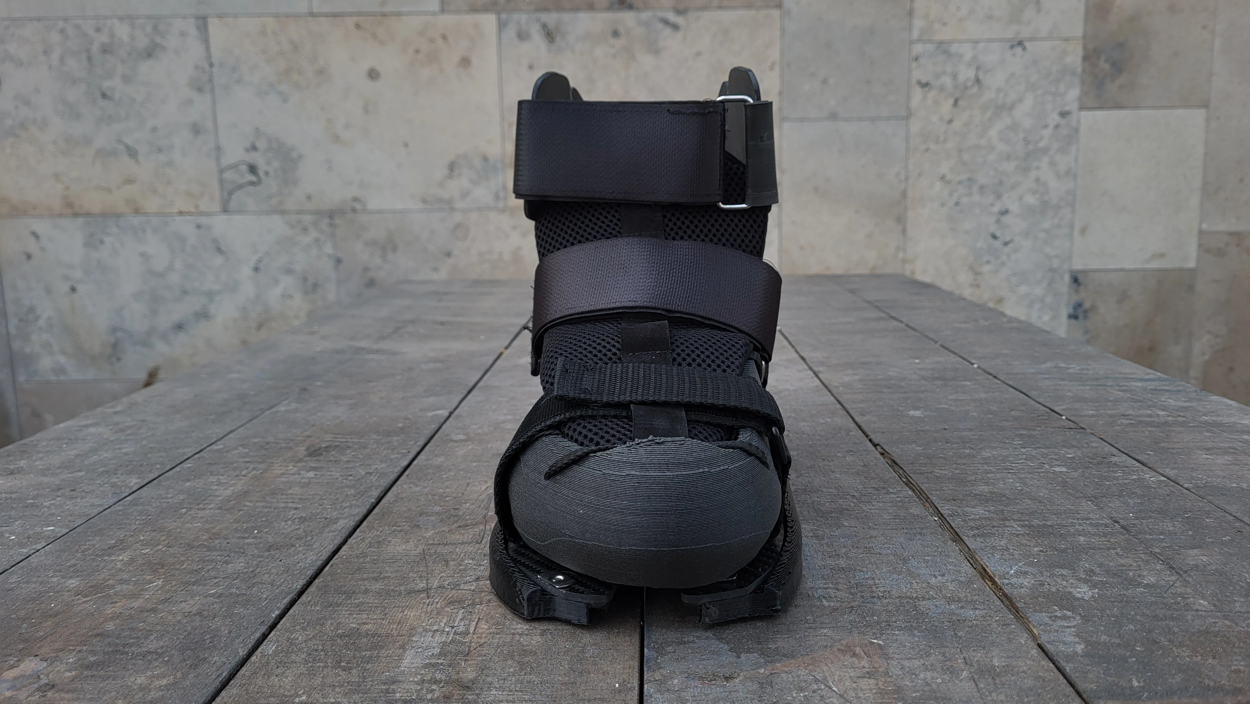 Fractal Symbol Walkable (Alu sole, 3d printed sliders)