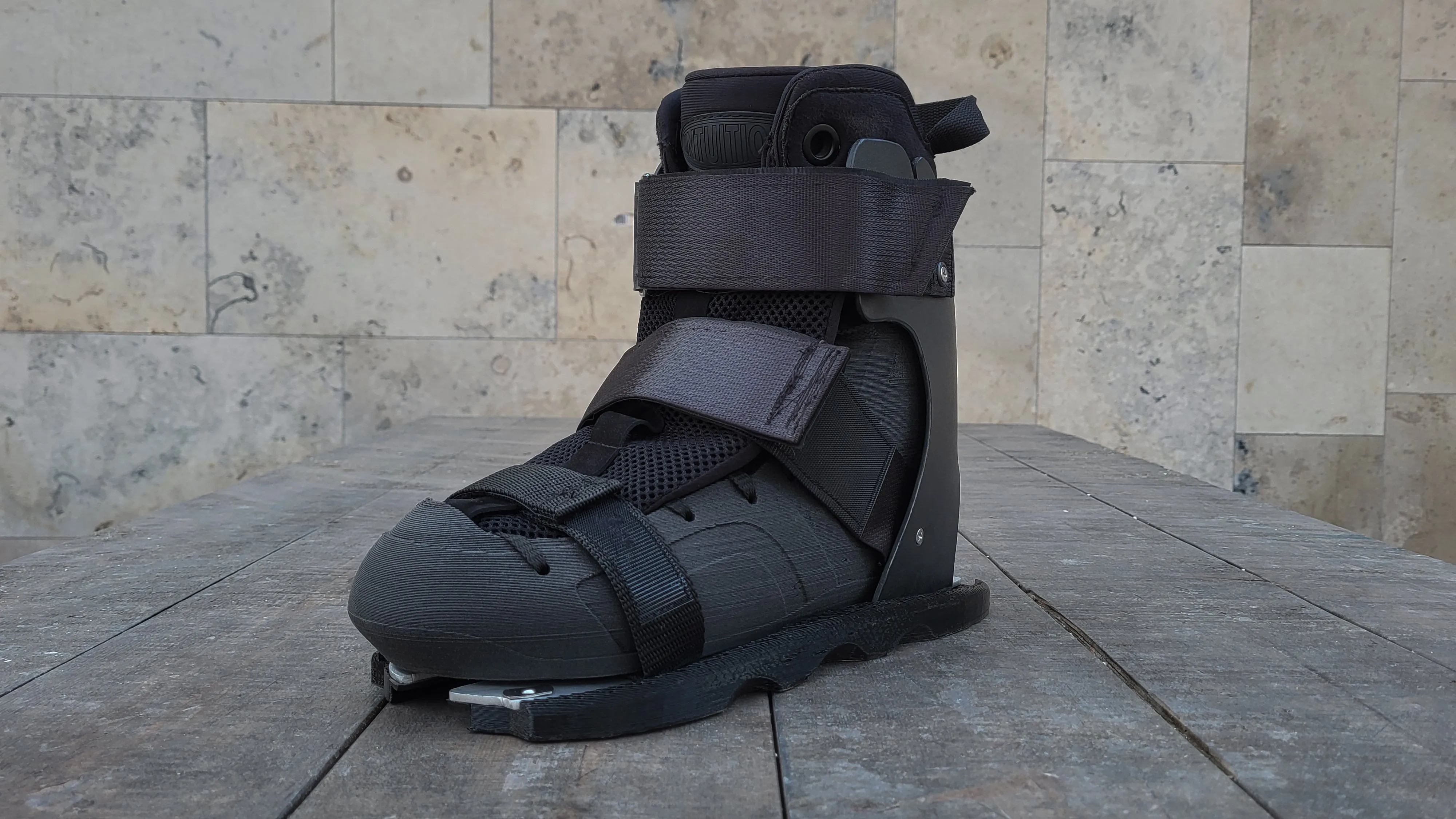 Fractal Symbol Walkable (Alu sole, 3d printed sliders)