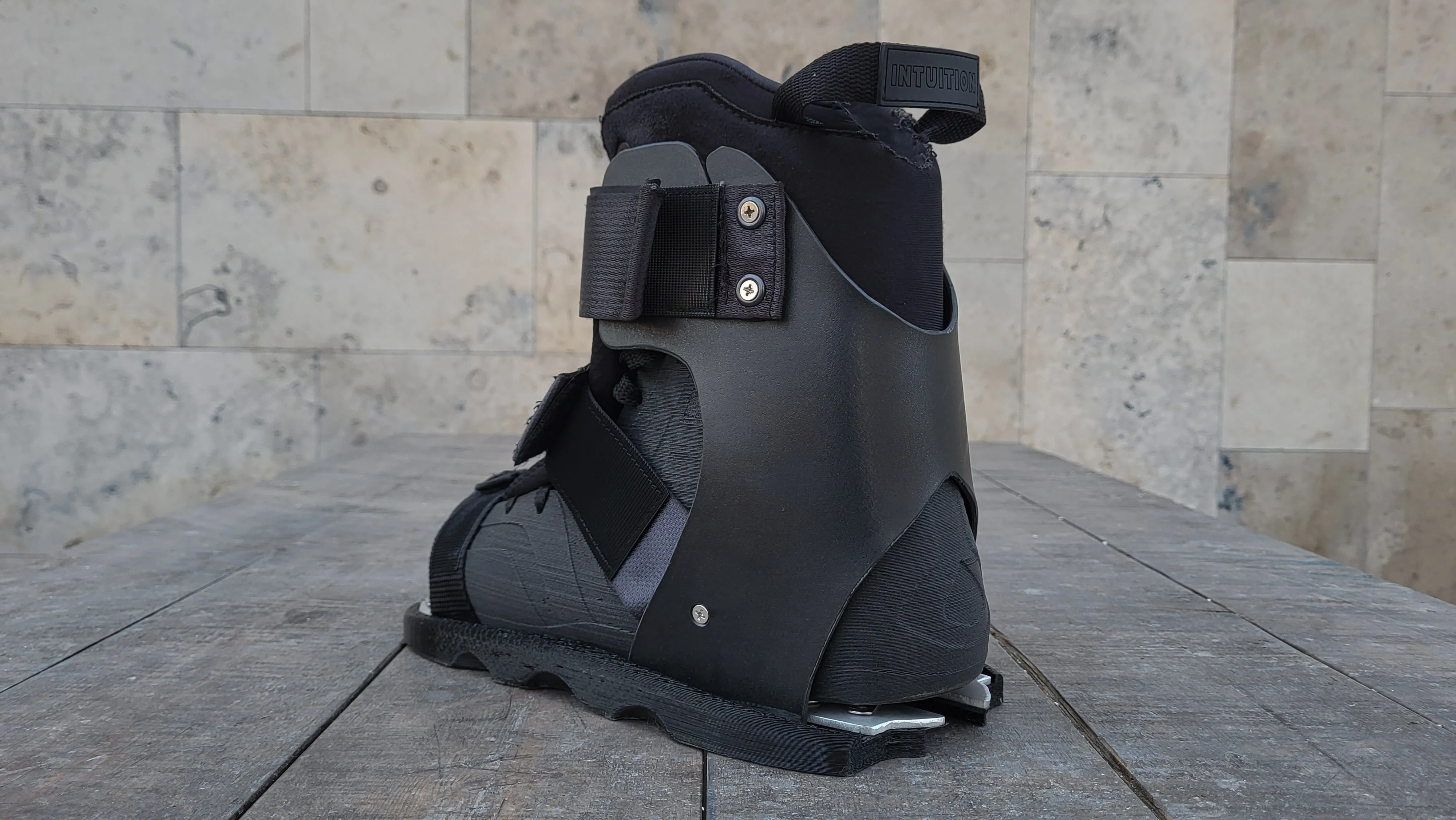 Fractal Symbol Walkable (Alu sole, 3d printed sliders)