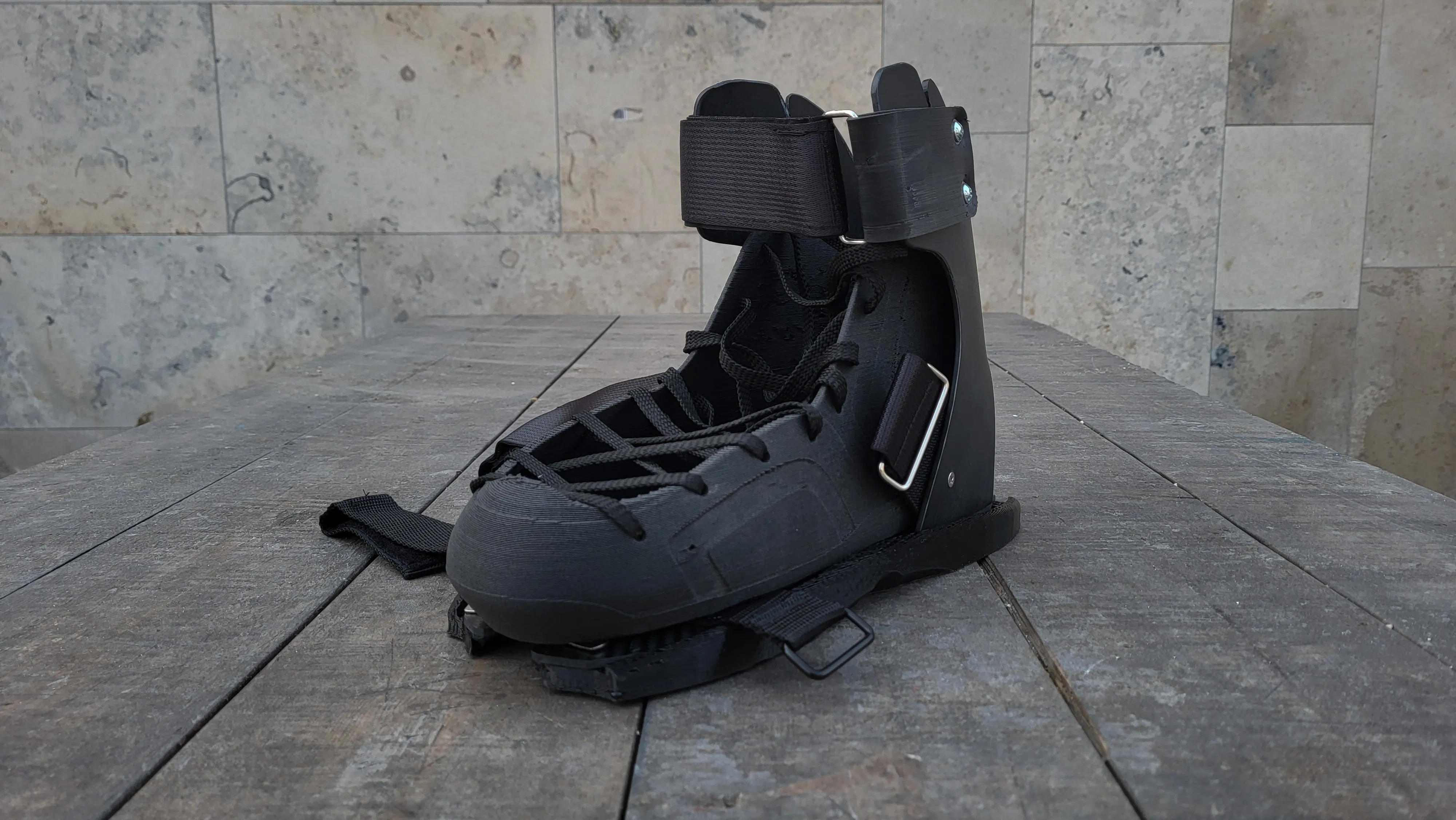 Fractal Symbol Walkable (Alu sole, 3d printed sliders)