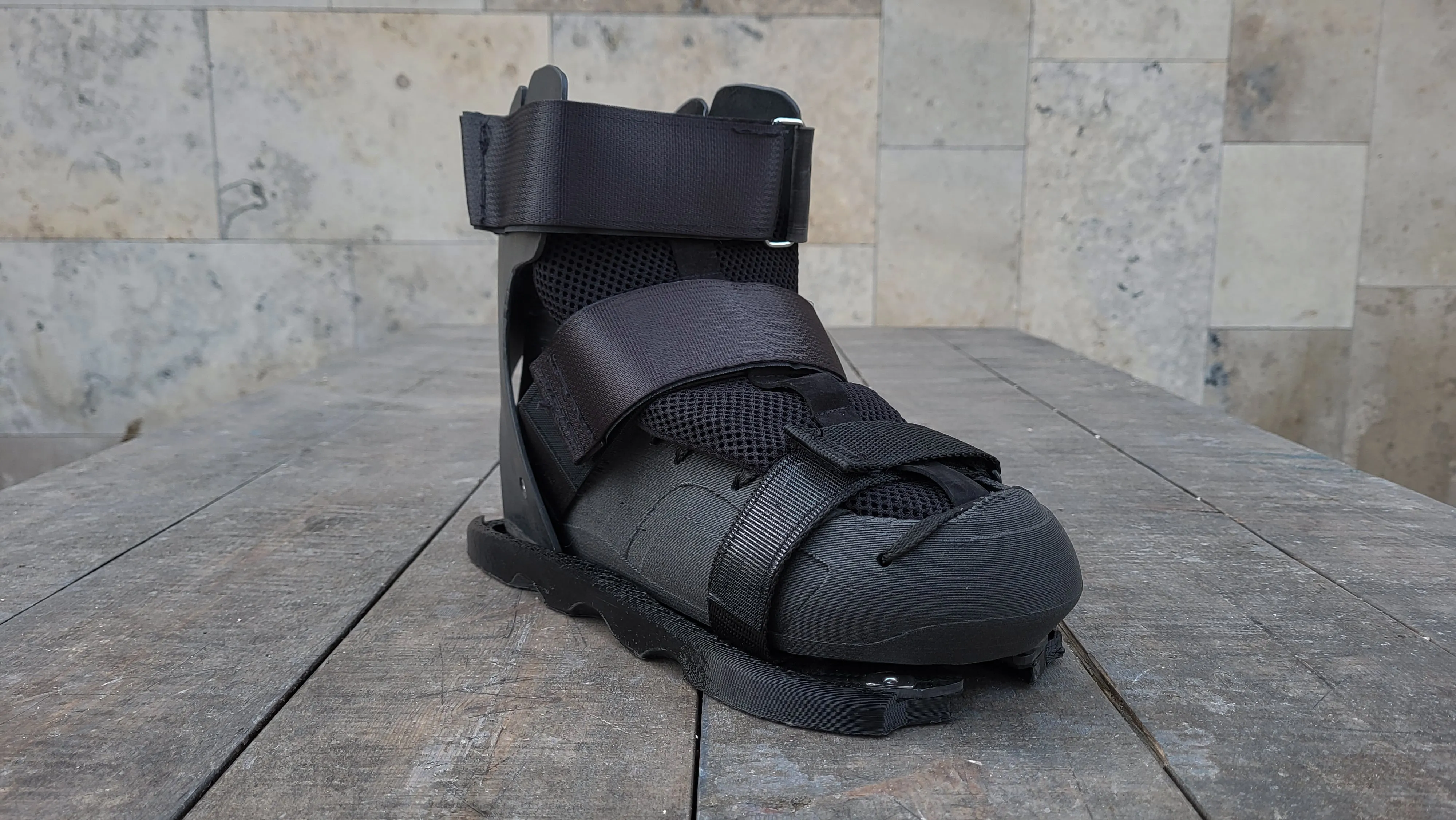 Fractal Symbol Walkable (Alu sole, 3d printed sliders)