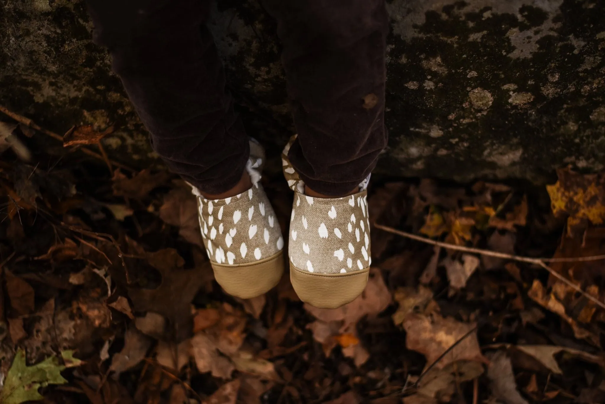 Fuzzy Fawn Moccasins