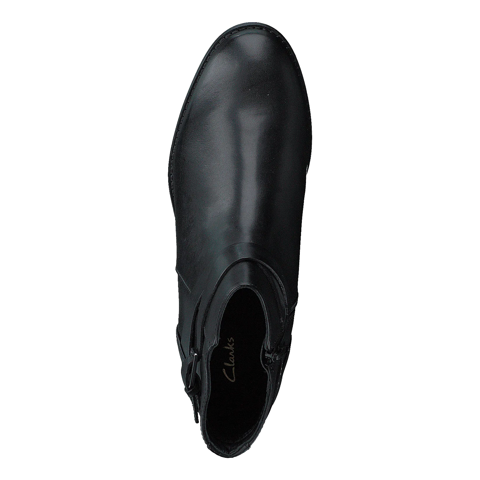 Hamble Buckle Black Leather