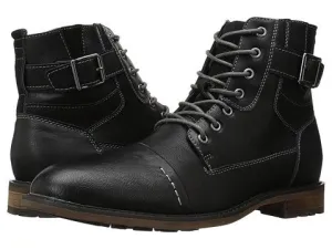 Handmade Black Leather Boots for Men - Premium Calfskin Ankle Boots