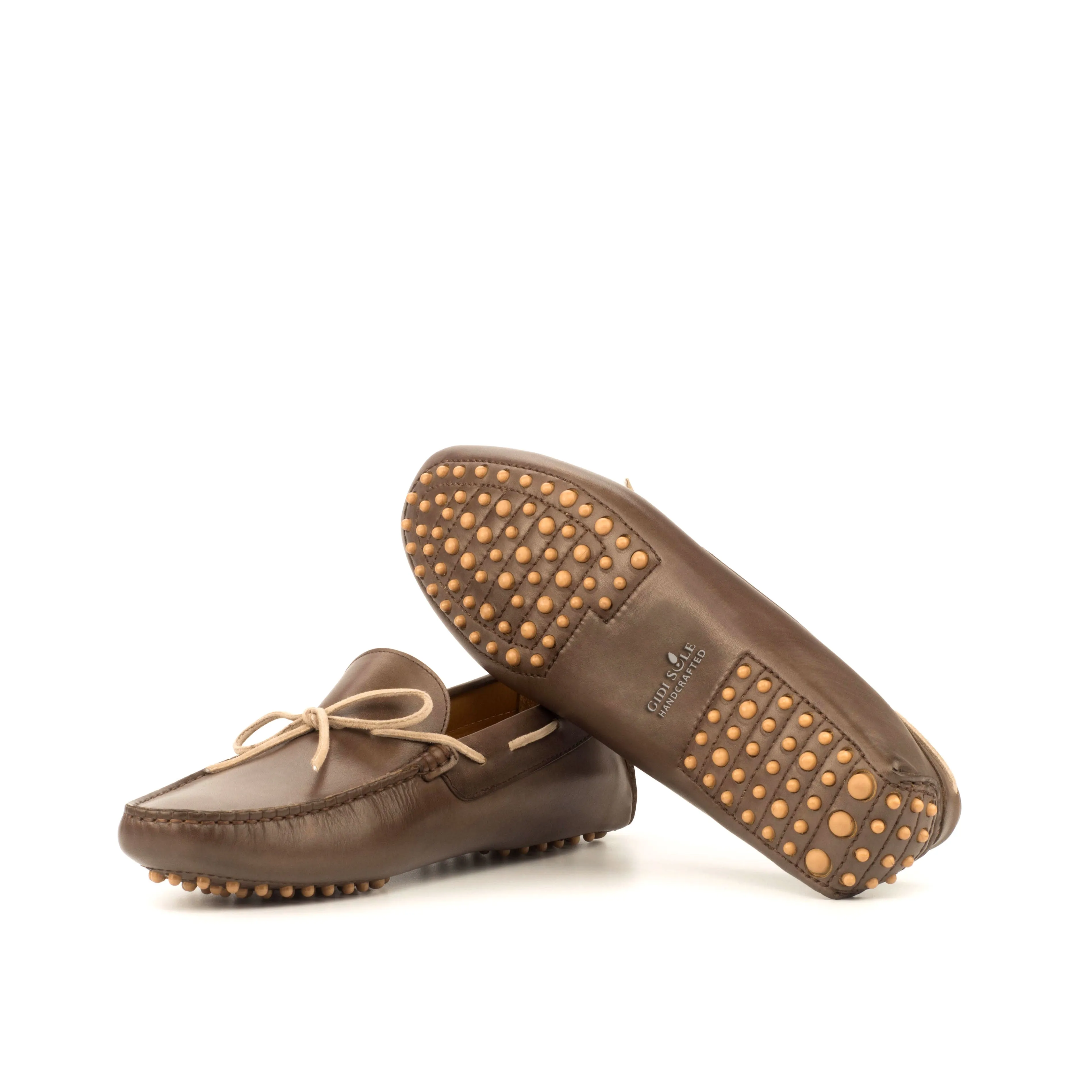 Happy Driver - Painted Calf Dark Brown