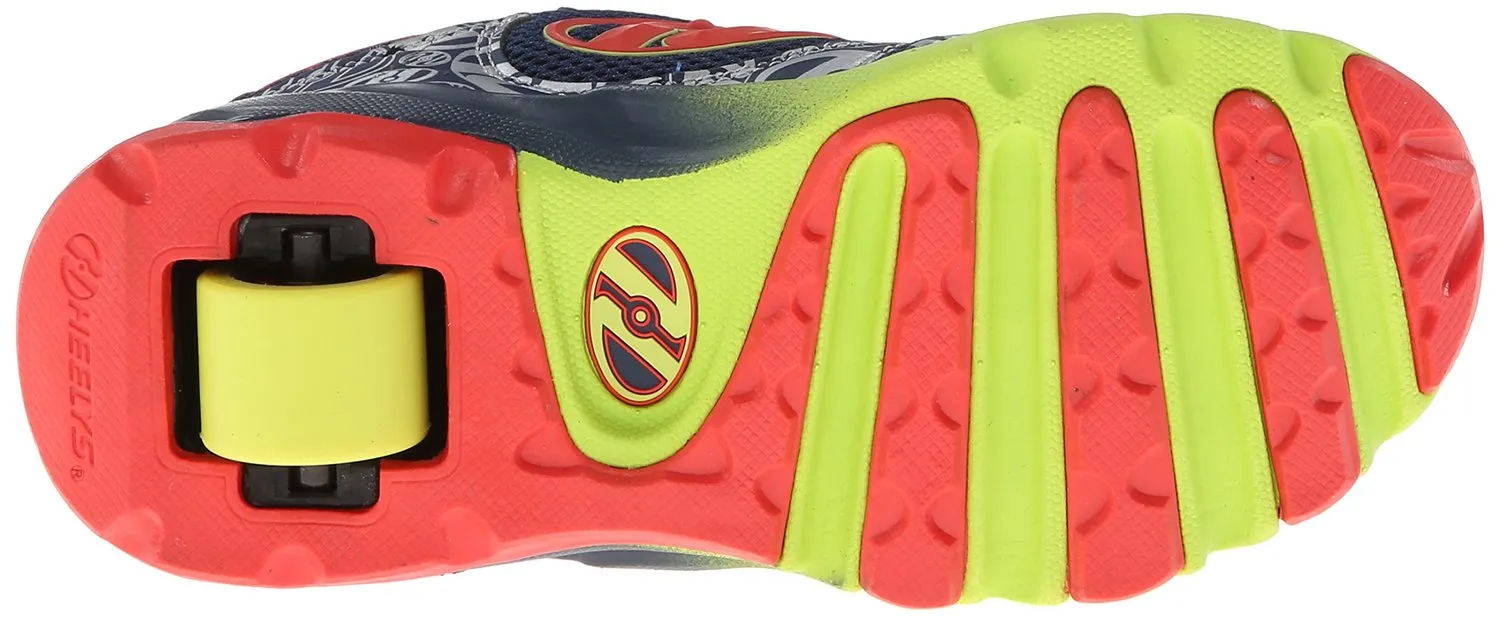 Heelys Race Skate Shoe (Toddler-Little Kid-Big Kid), Black-Yellow, 2 M US Little Kid