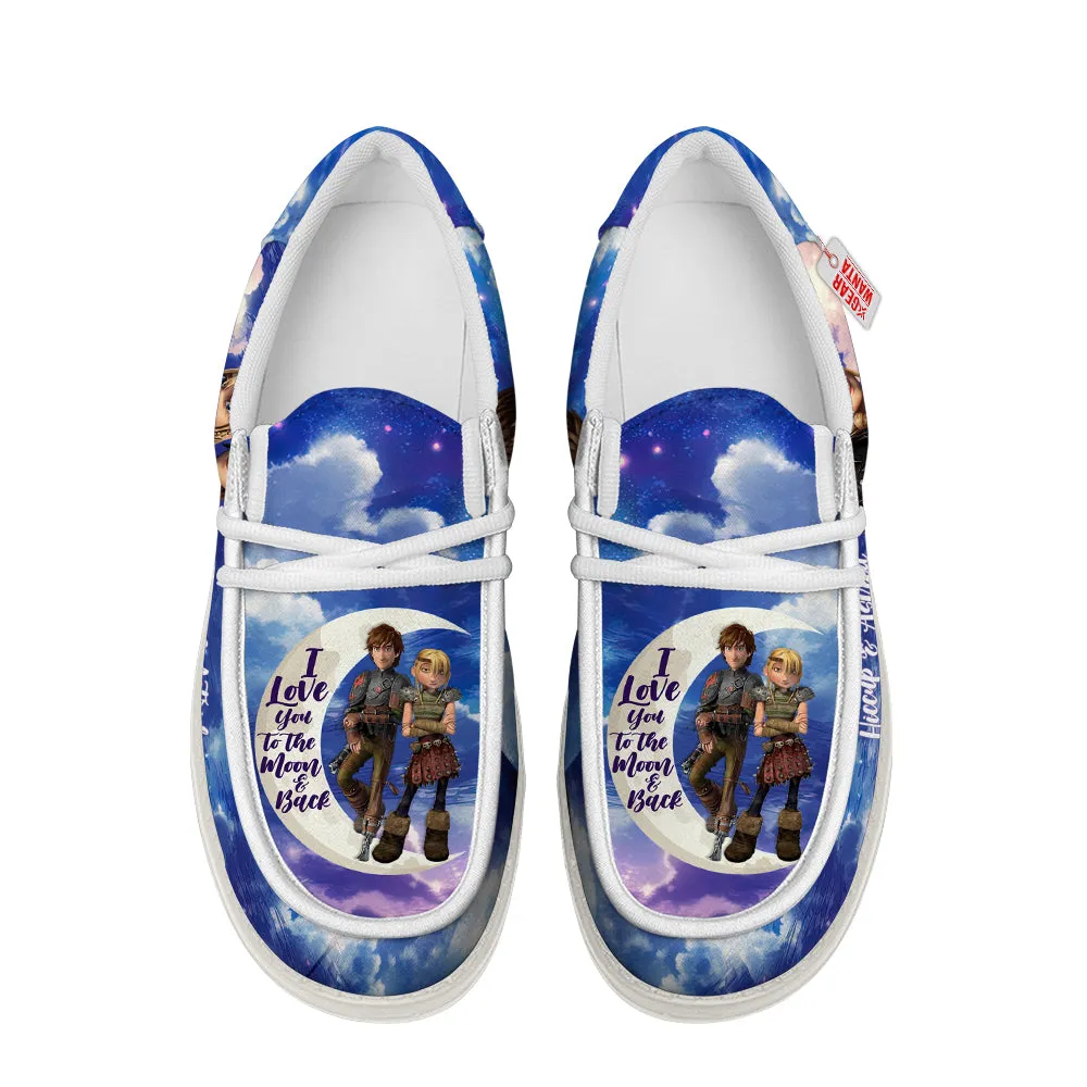 Hiccup And Astrid Loafer Shoes