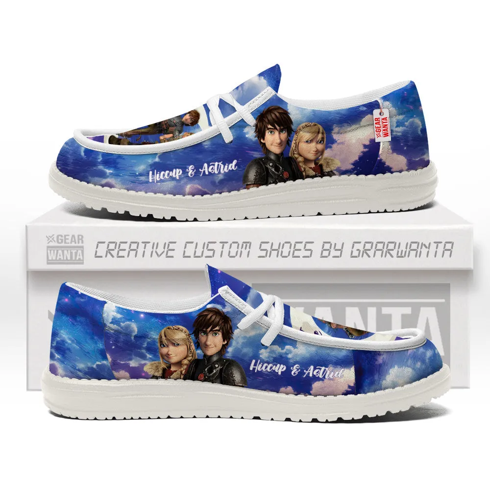 Hiccup And Astrid Loafer Shoes
