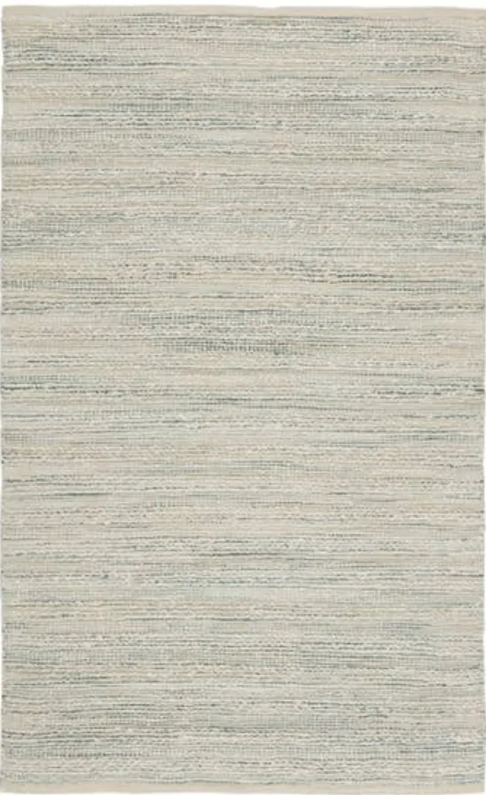 Himalaya Jute Rug - White Cap & Antique Green