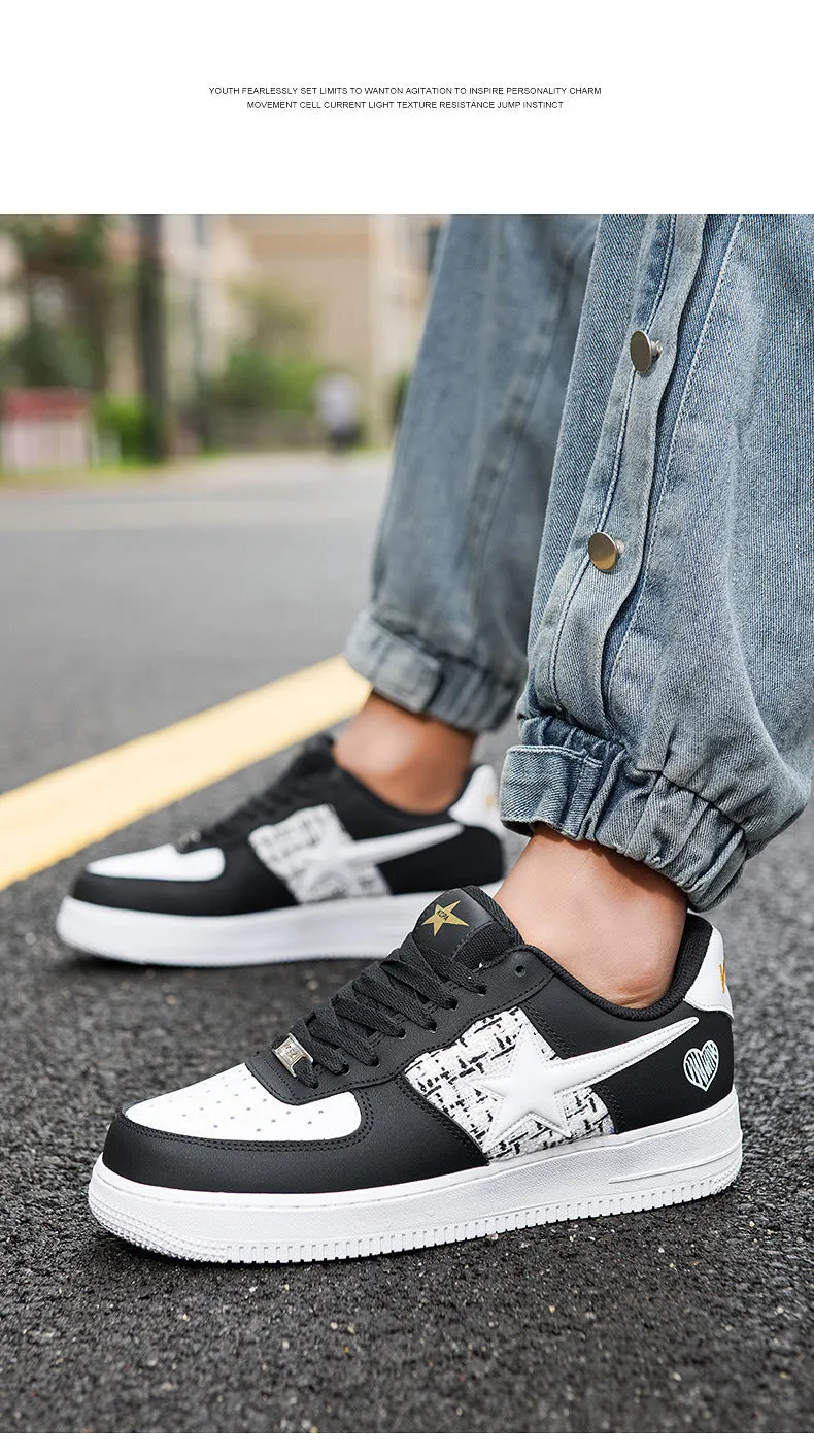 Hong Kong Style Casual Shoes - Soft Bottom, Breathable, All-Matching