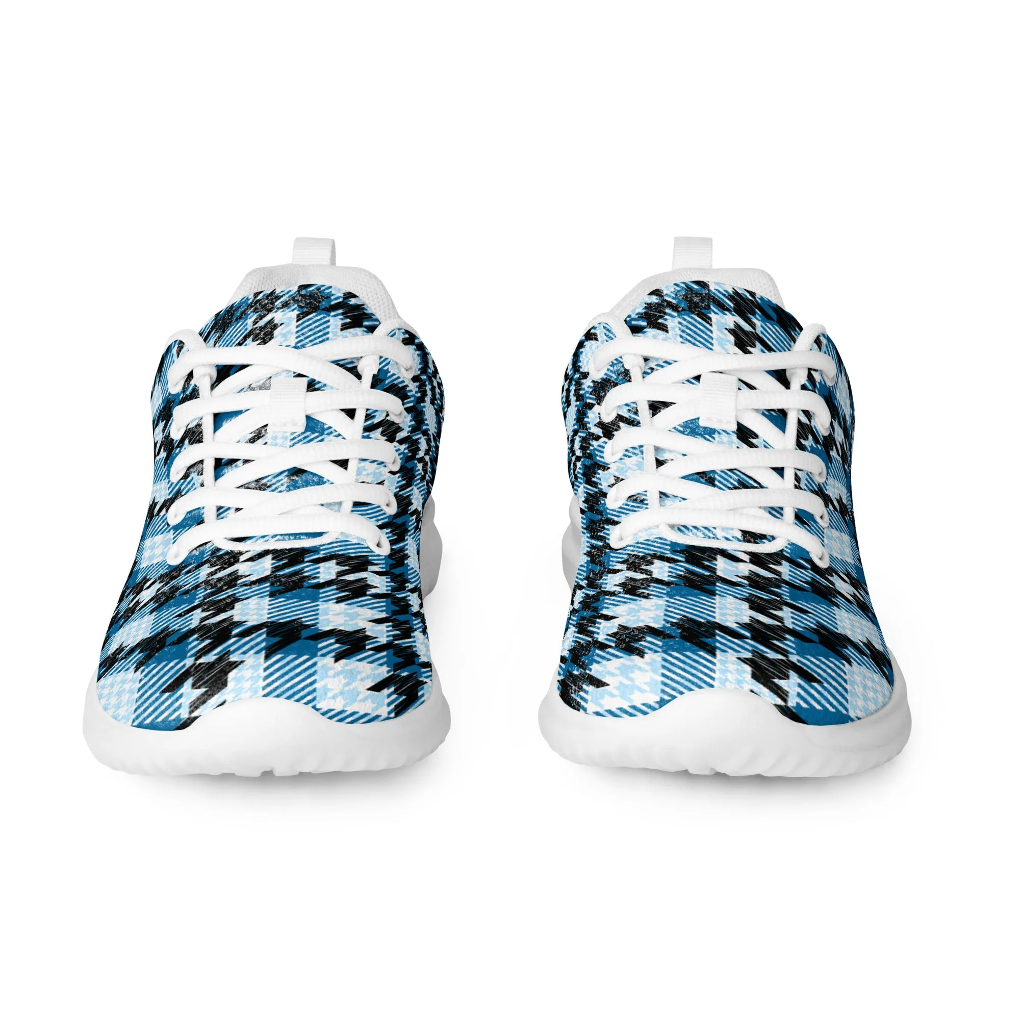 Houndstooth Harmony Athletic Shoes