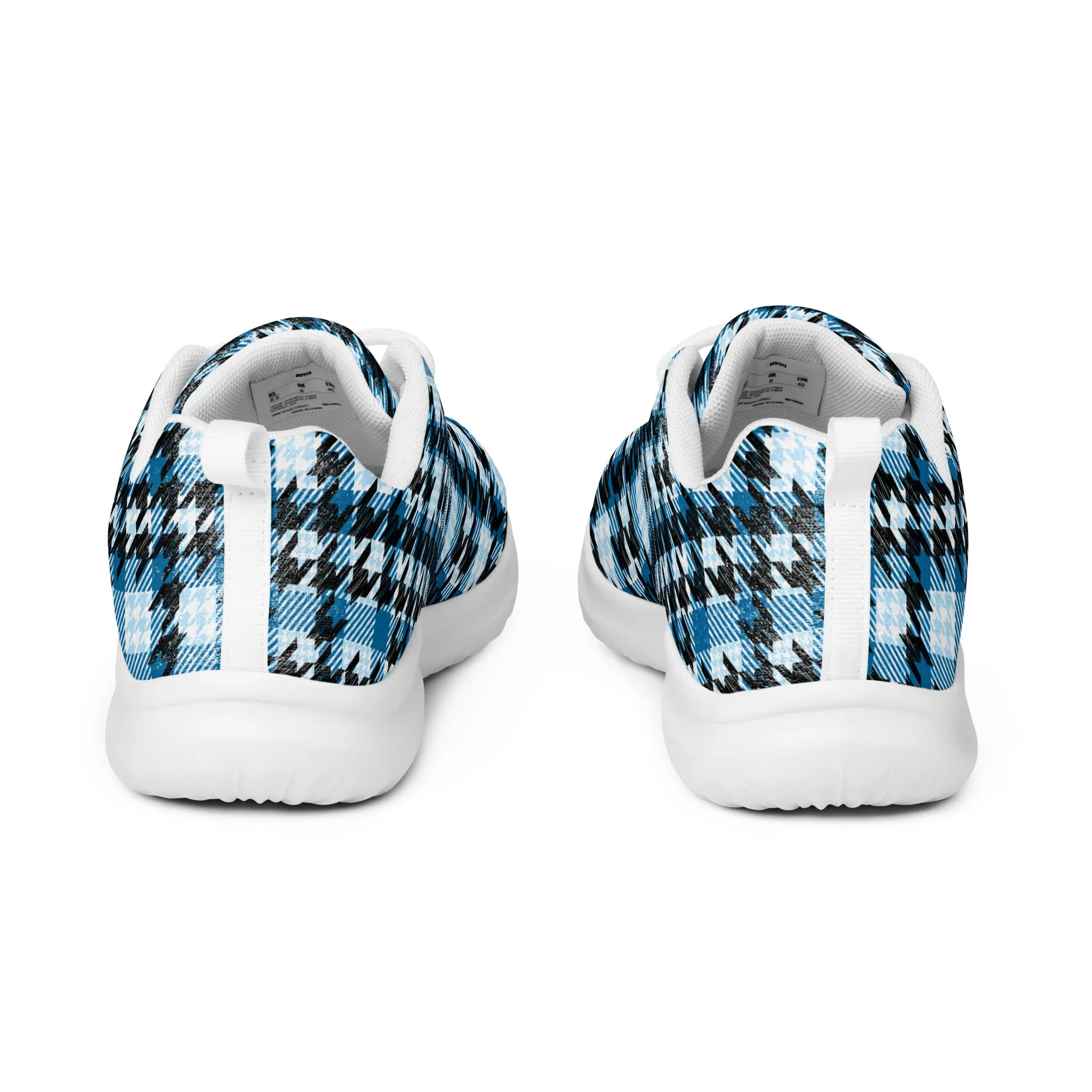 Houndstooth Harmony Athletic Shoes