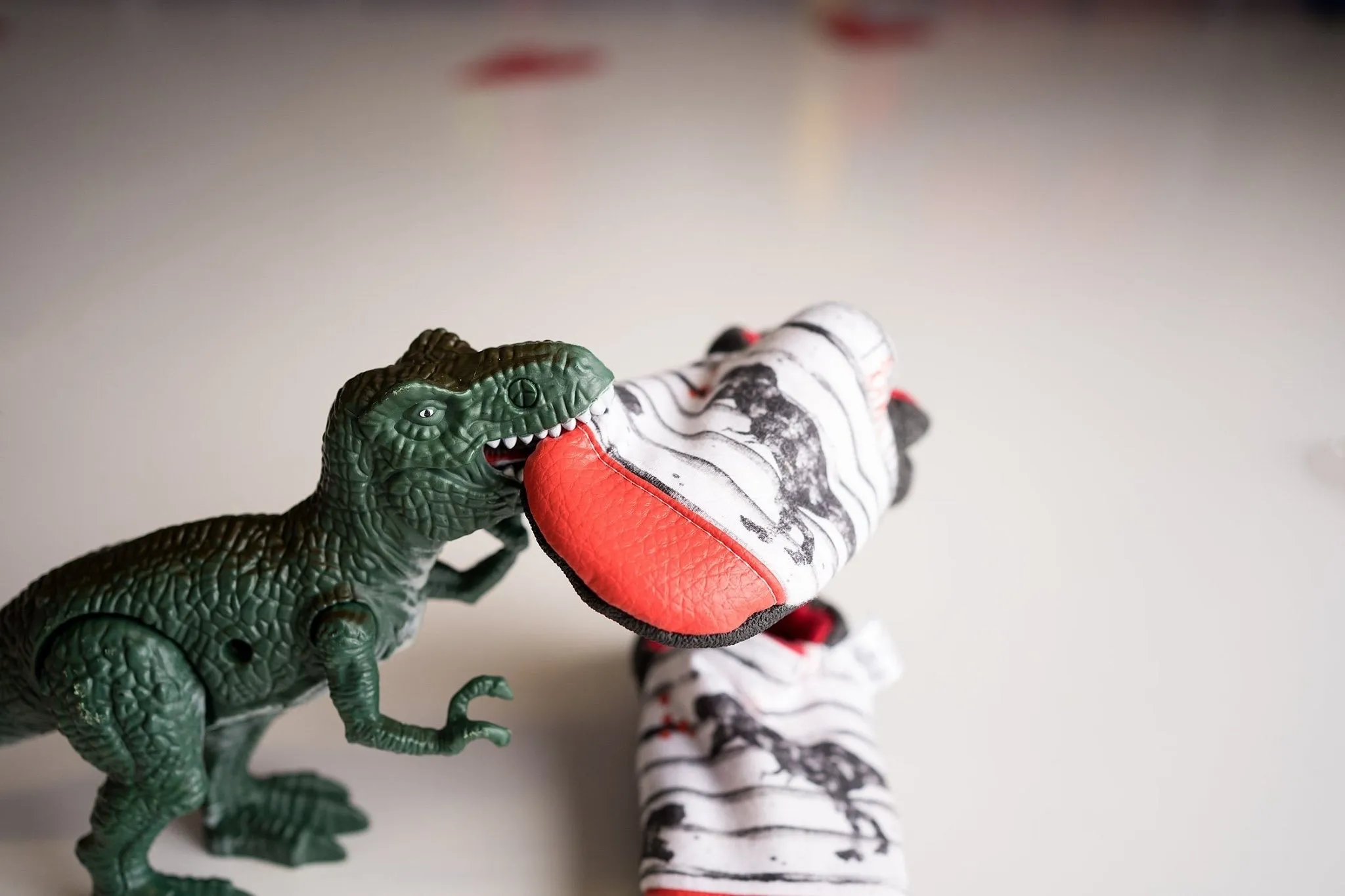 “I Rawr You” Dinosaur Valentine’s Day Moccasins