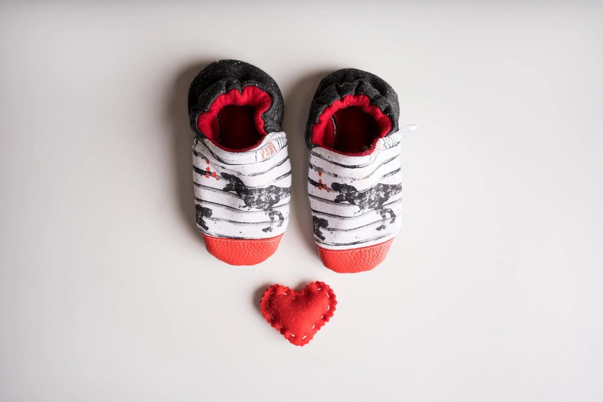 “I Rawr You” Dinosaur Valentine’s Day Moccasins