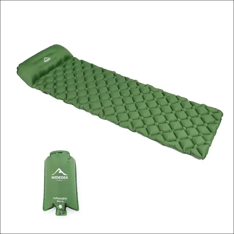 Inflatable air mattress for camping - widesea ultralight outdoor sleeping pad
