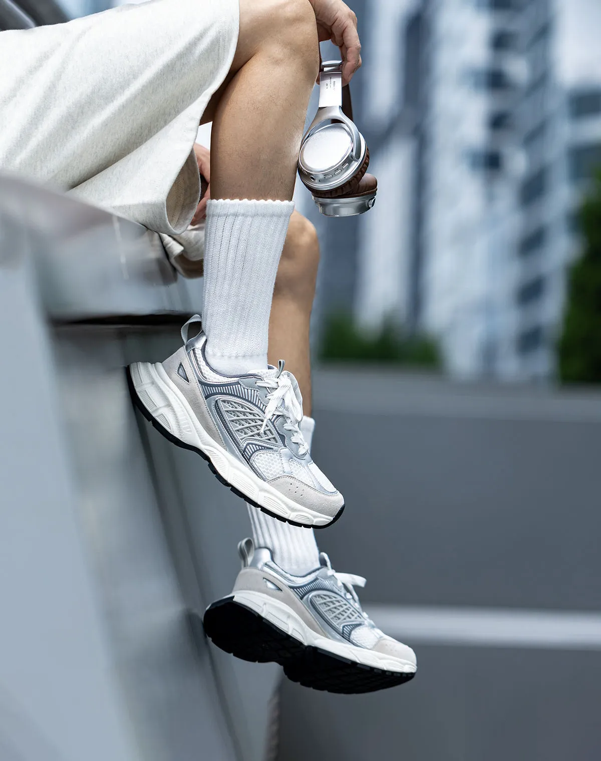 Jogging Retro Breathable Height-Enhancing Unisex Sports Shoes