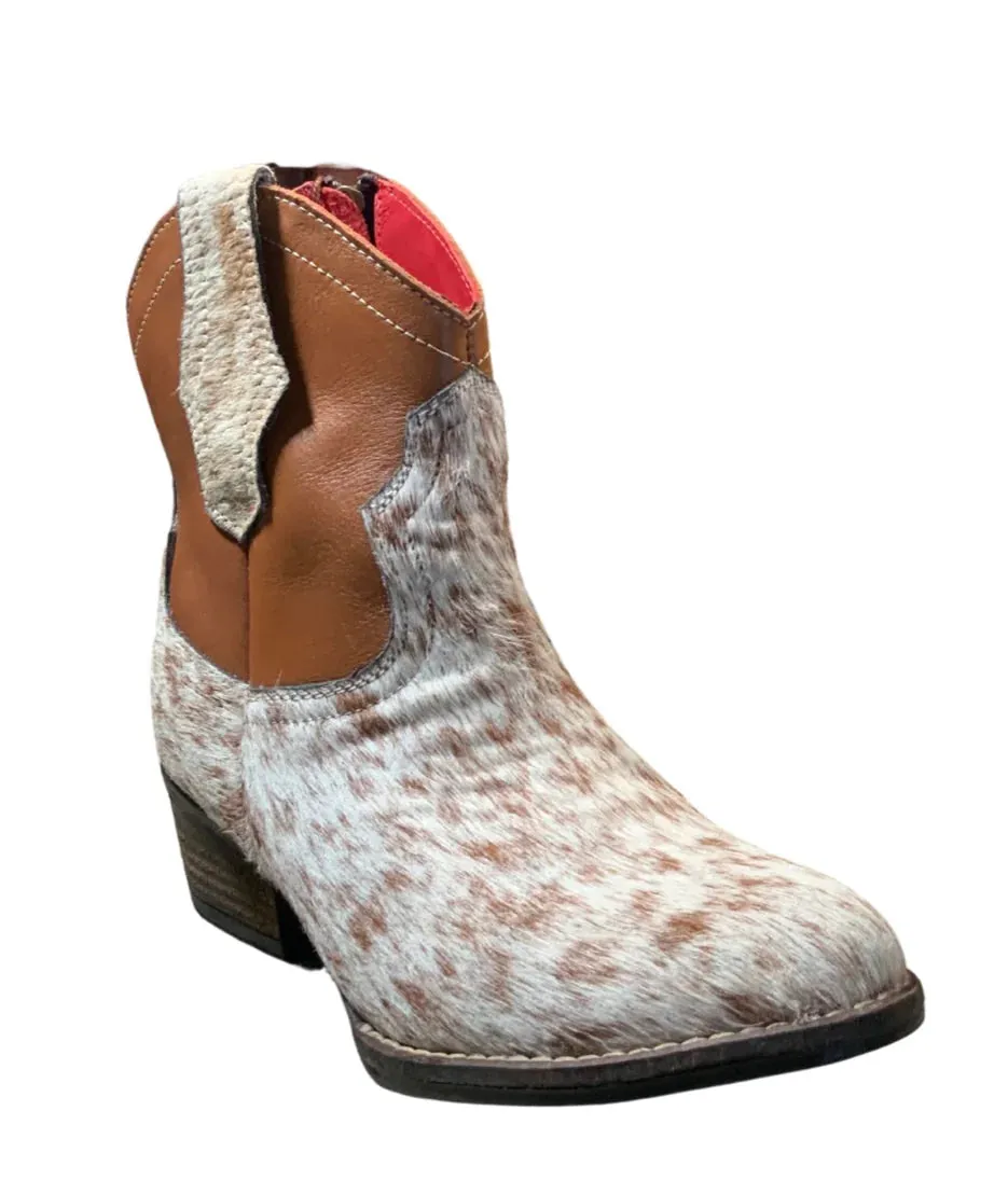 Johnny Cow Hair Women's Boot Brown