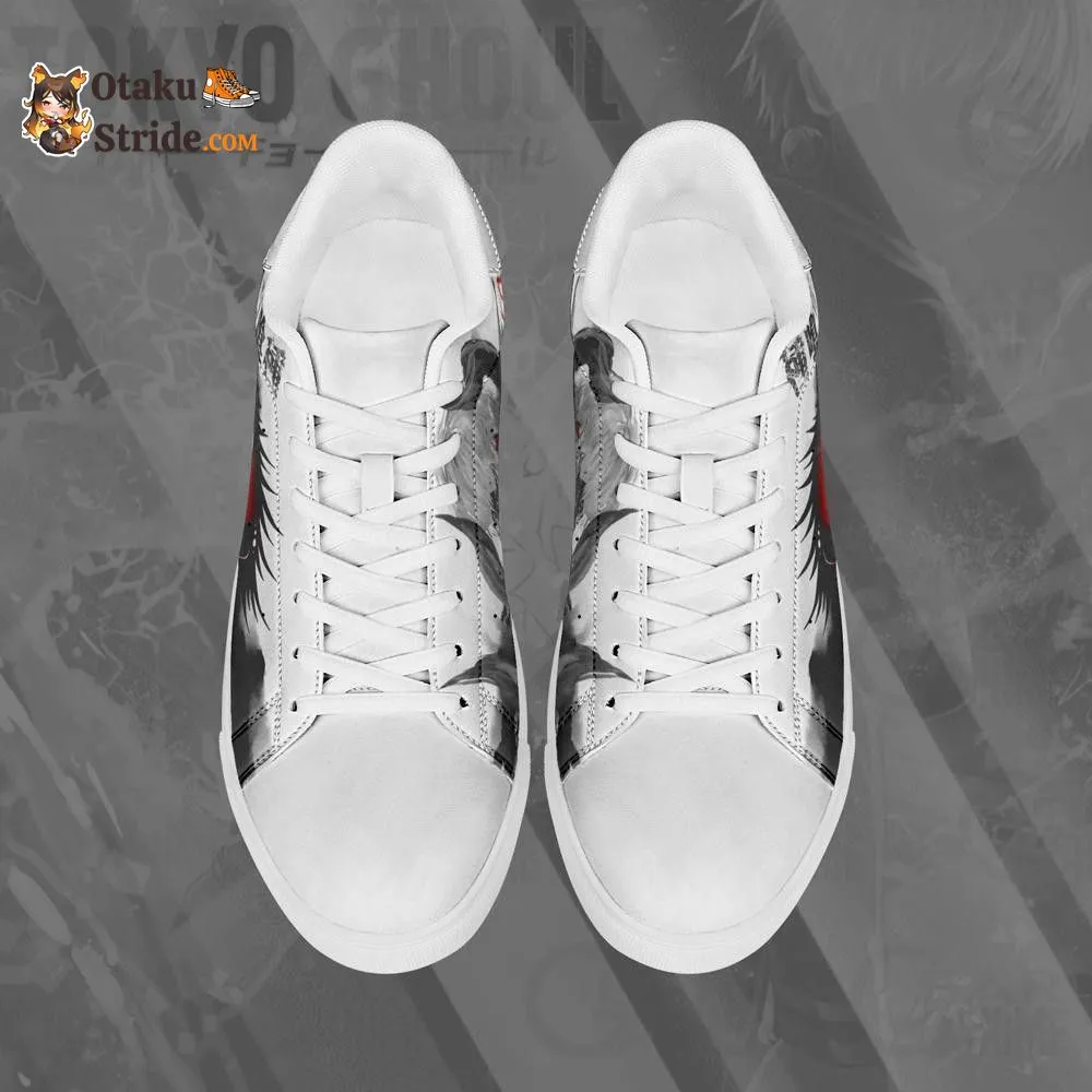 Ken Kaneki Skate Shoes Tokyo Ghoul Custom Anime Shoes PN11