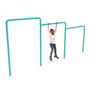 Kid's Gym Triple Uneven Agility Bars