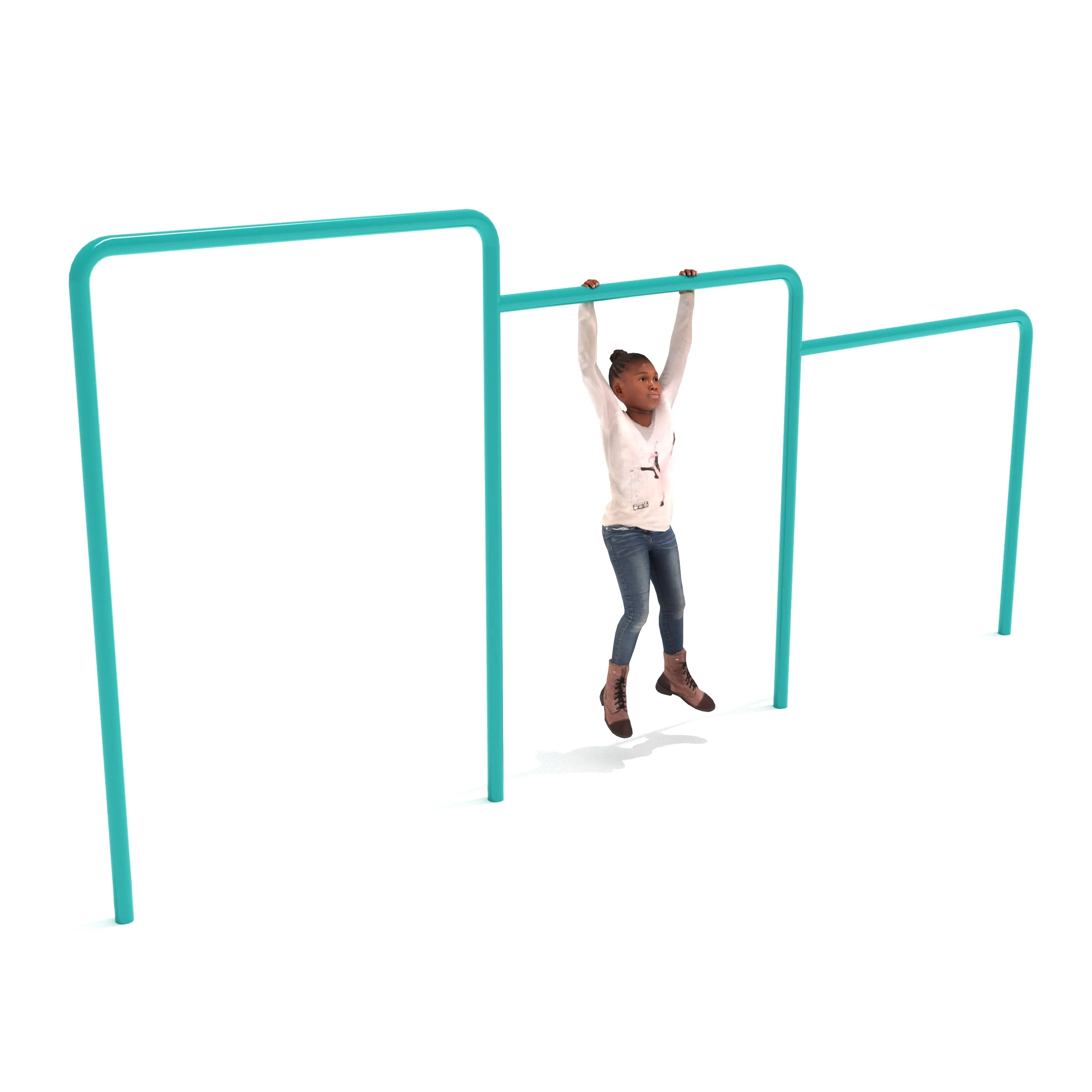 Kid's Gym Triple Uneven Agility Bars