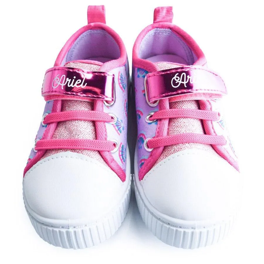 Kids Shoes Disney's Princess Ariel Light-up Toddler Girls Canvas Shoes