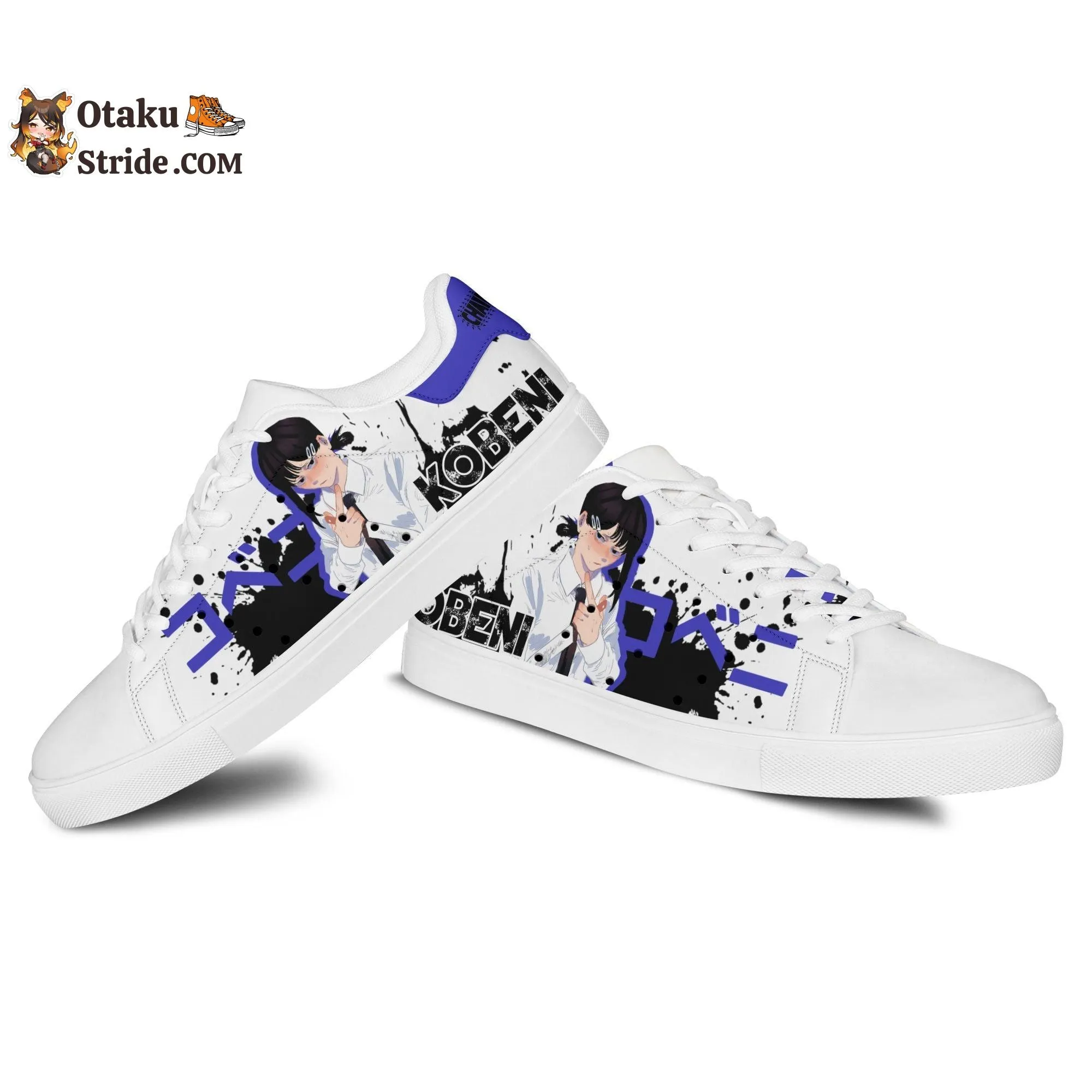 Kobeni Higashiyama Skate Sneakers Custom Anime Shoes