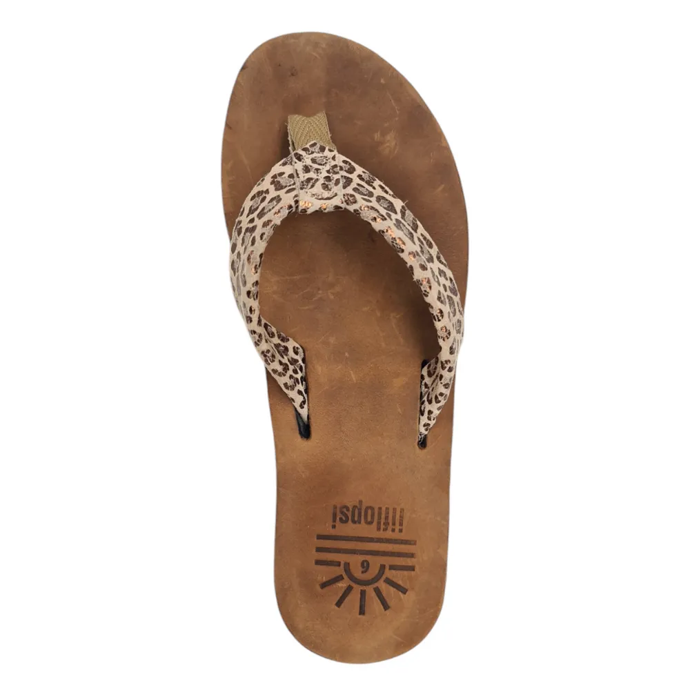 Ladies Leopard Bronze - Arch Support