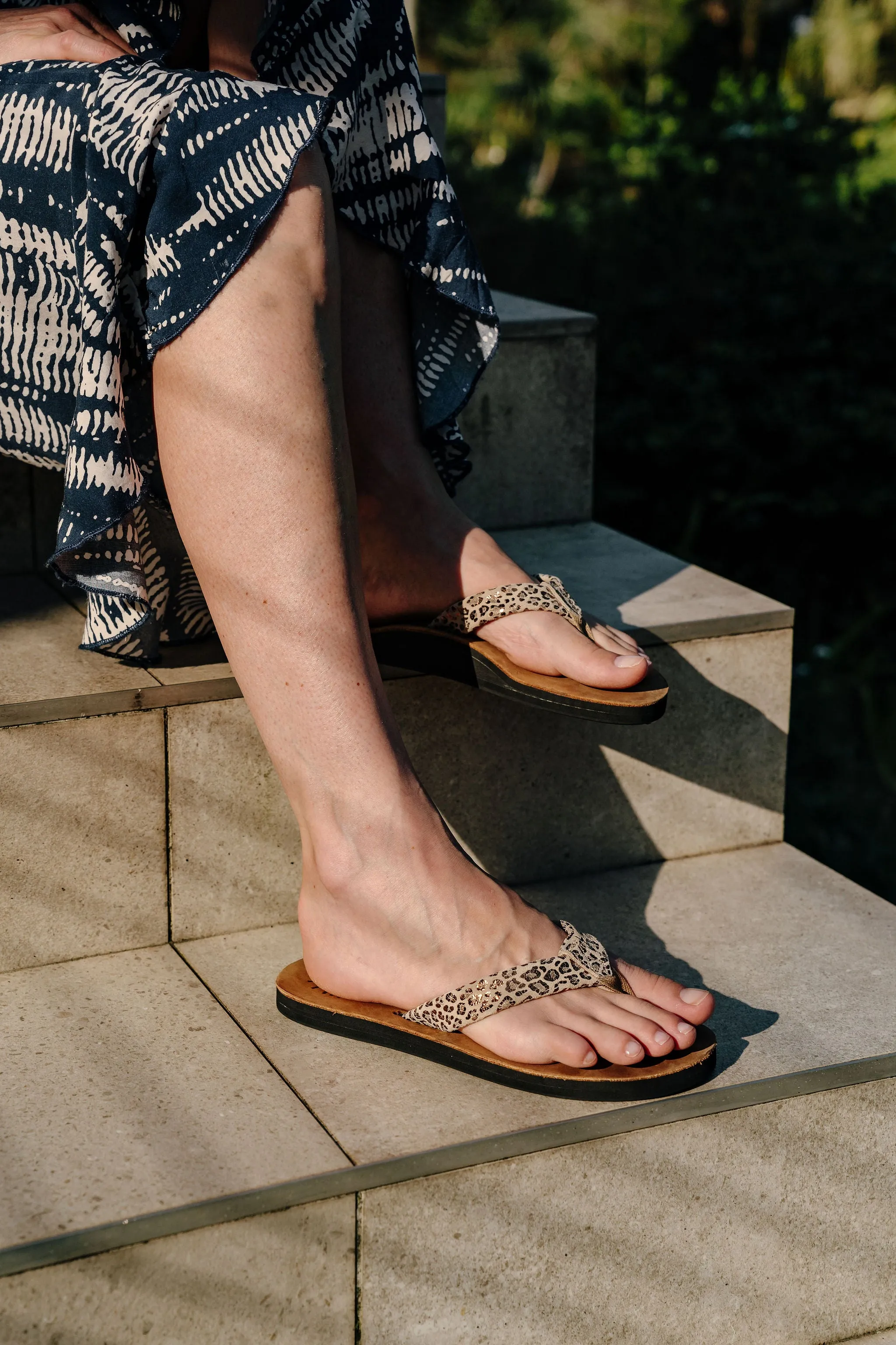 Ladies Leopard Bronze - Arch Support