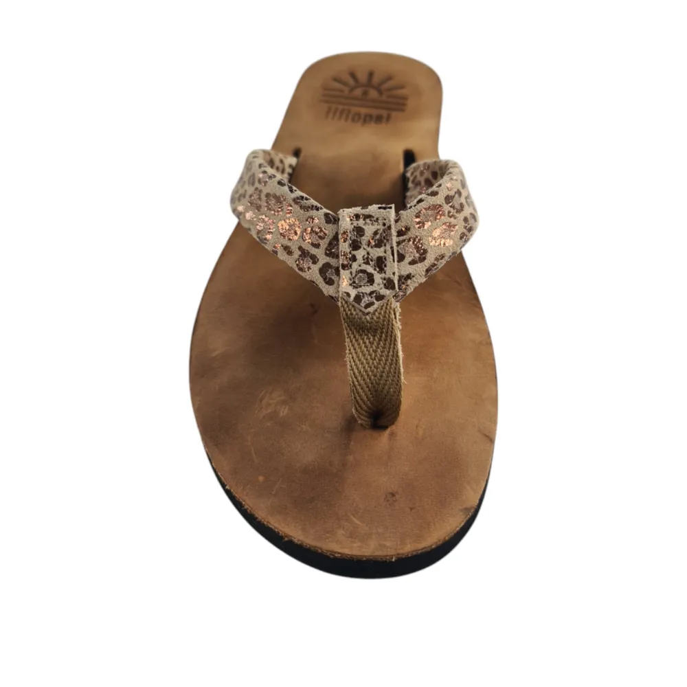Ladies Leopard Bronze - Arch Support