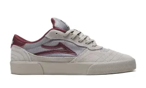 Lakai Cambridge Skate Shoes - Grey/Burgundy