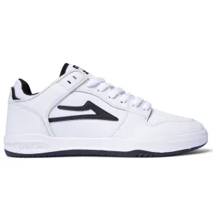 Lakai Telford Low Leather Skate Shoes | White