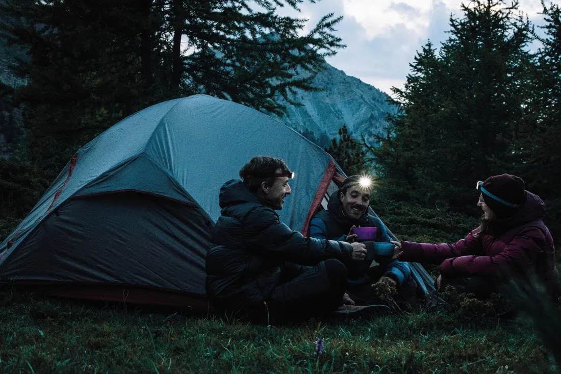 Lampe frontale rechargeable - 100 lumens - BIVOUAC 500 USB