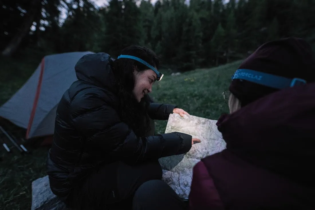 Lampe frontale rechargeable - 100 lumens - BIVOUAC 500 USB