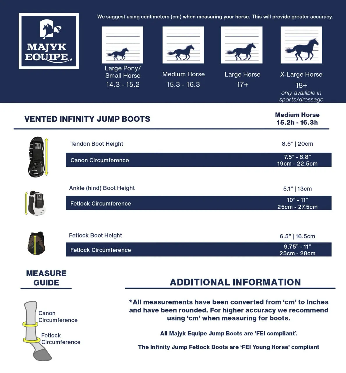 Majyk Equipe Vented Infinity Open Front Jump Boot