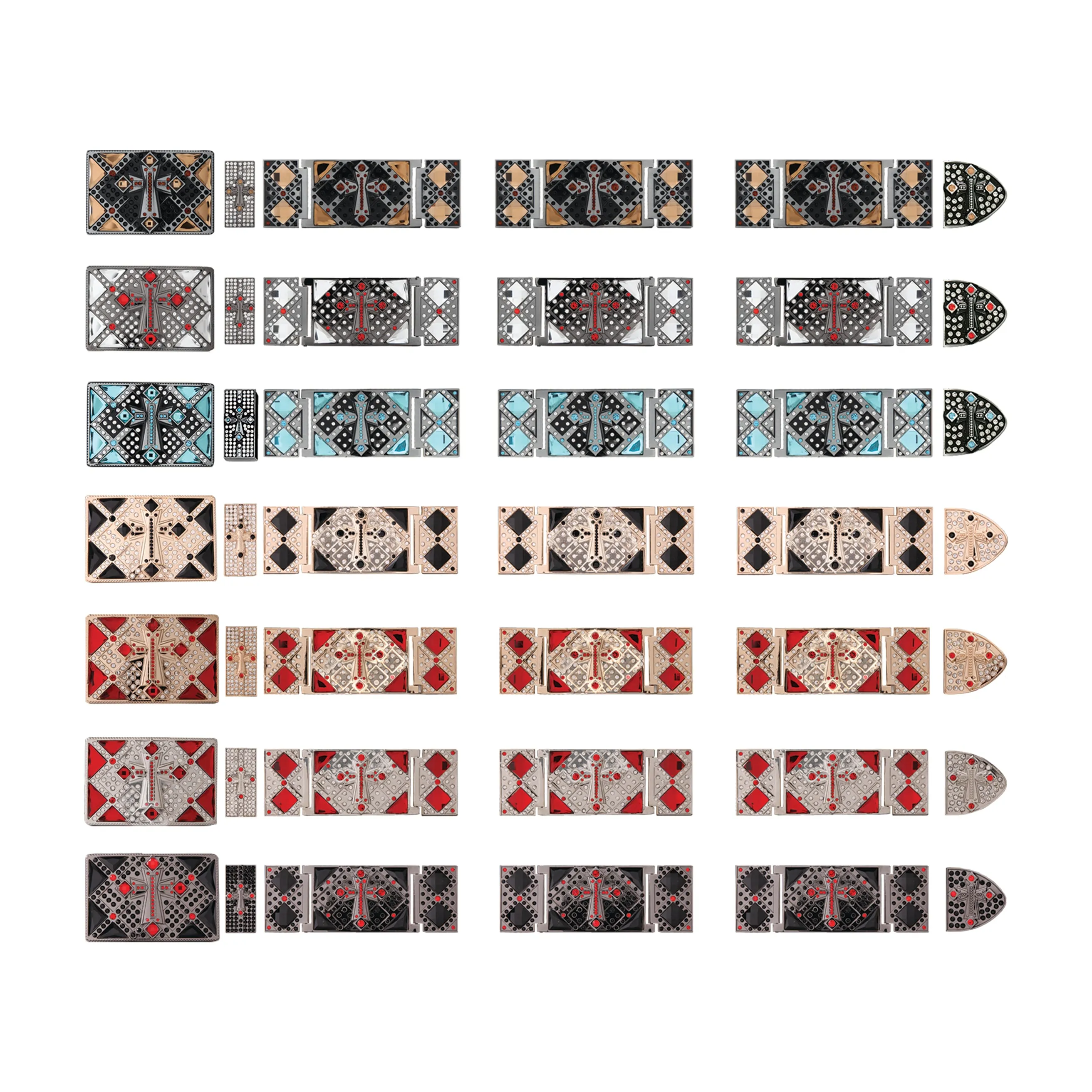 Medium Cross Buckle Set