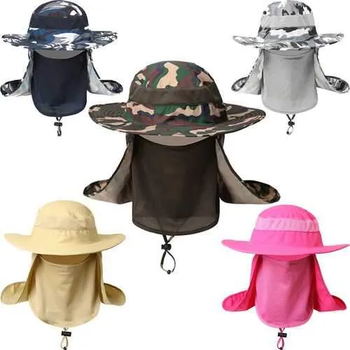 Men Climbing Sunshade Hat Sun Protection Cap